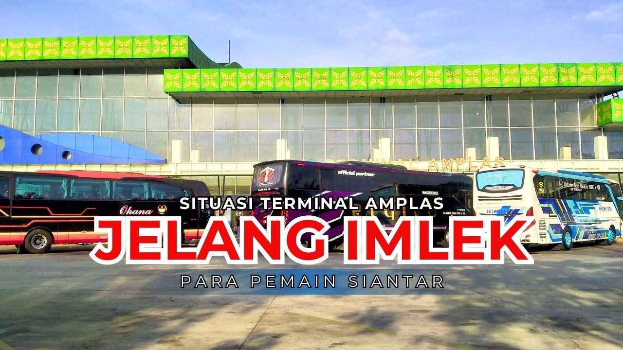 Situasi Terminal Amplas Jelang Libur Imlek