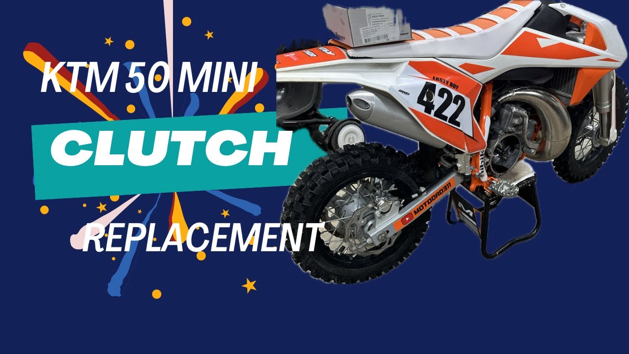 Замена сцепления KTM 50 mini