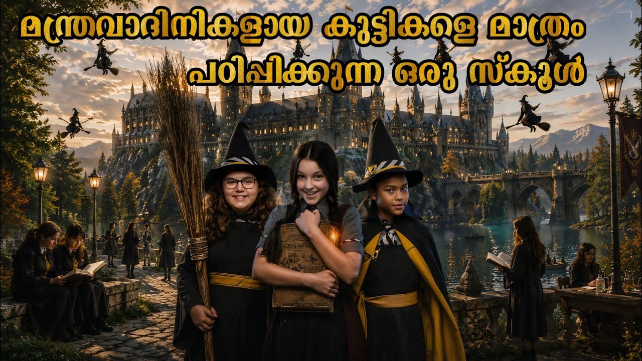 കുട്ടി മന്ത്രവാദിനികളെ പഠിപ്പിക്കുന്ന മായാജാലം നിറഞ്ഞ ഒരു സ്കൂൾ | Malayalam explain