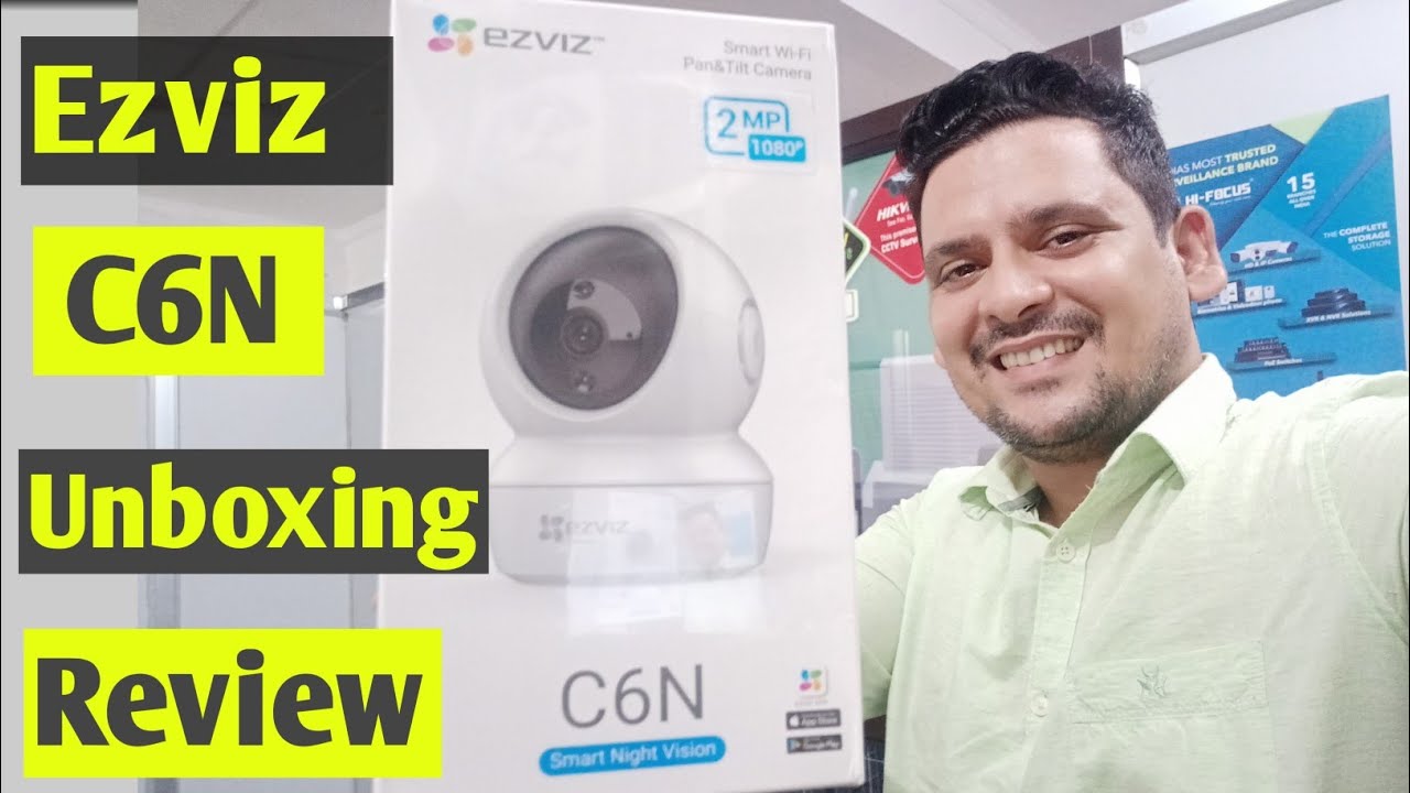 Ezviz C6N Smart Wifi Security Camera Review | Ezviz C6N WiFi Cctv For Home & Office | Hikvision