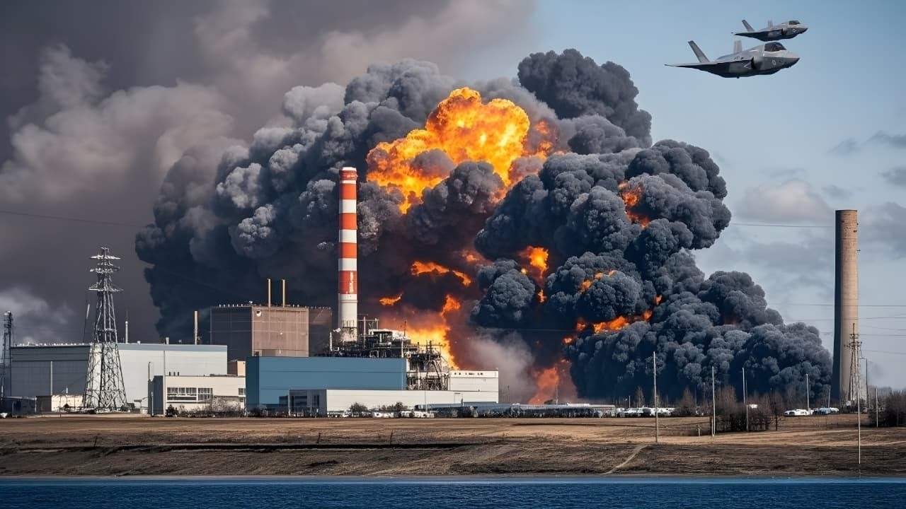 13 минут назад крупнейшая нефтяная база США была уничтожена российскими пилотами Су-57.