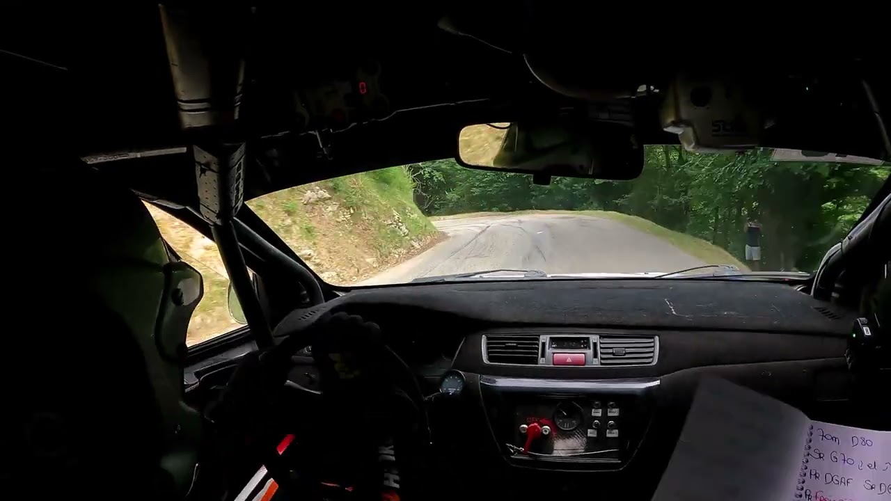 Rallye Drome Paul Friedman 2025 ES8 Col du Pionnier - Bouvante DUCLAUX / FAURE LANCER EVO IX