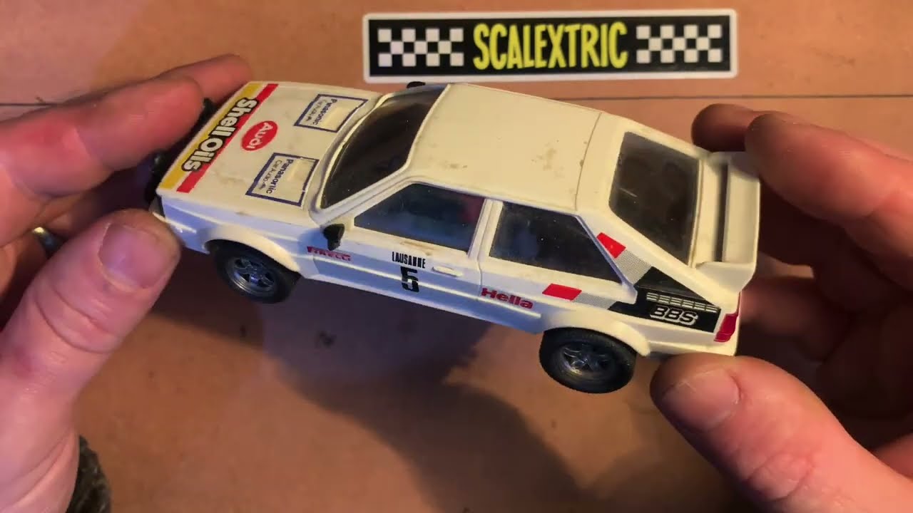 Vintage Scalextric cars, how to clean white mould / white rust