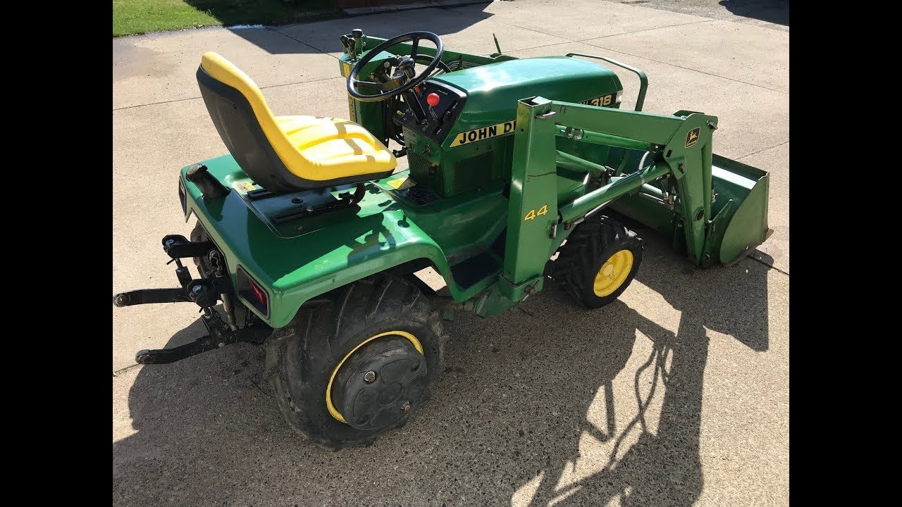 John Deere 318 With 44 Loader