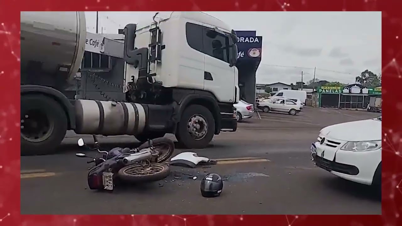 Acidente na ponte estreita de Marmeleiro