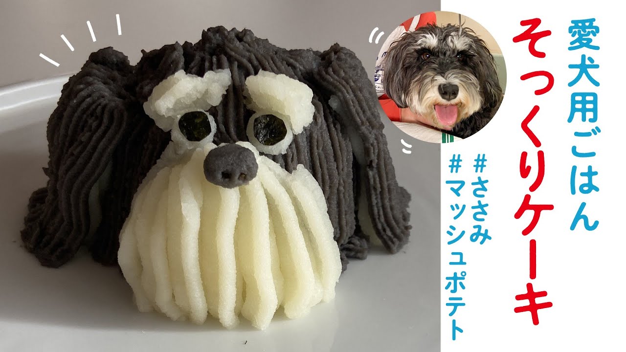 【手作り犬ごはん】そっくりポテトケーキ！ささみ入り／DJみそしるとMCごはん