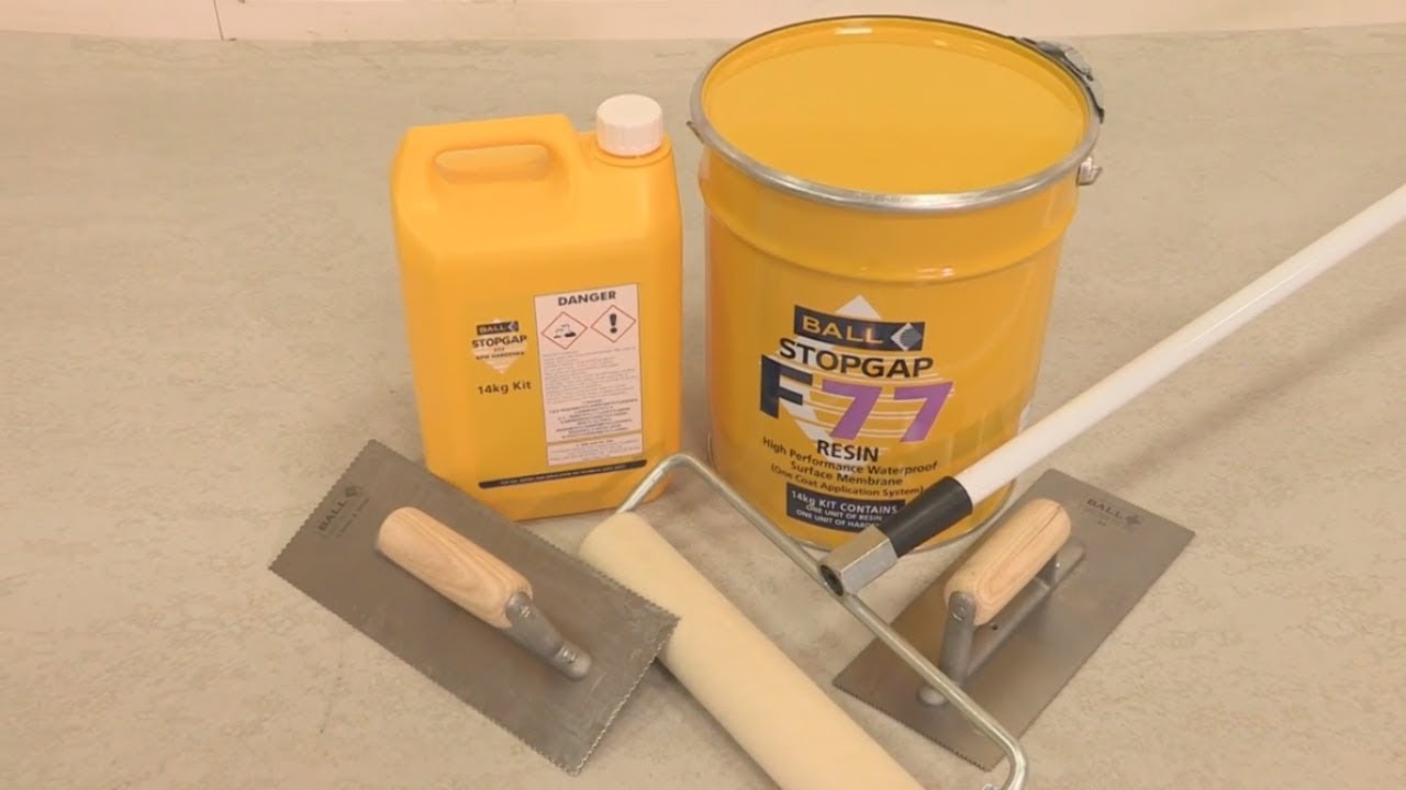 How to mix and apply Stopgap F77 - High Performance Waterproof Surface Membrane