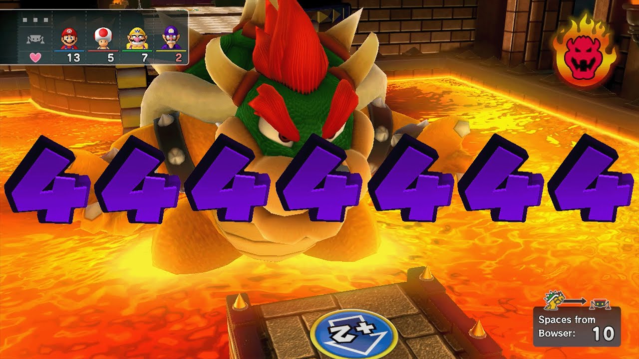 Mario Party 10 - Mario vs Toad vs Wario vs Waluigi vs Bowser - Chaos Castle