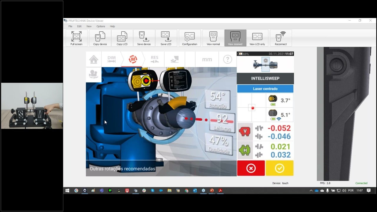 Webinar - Alinhamento a Laser – Aplicando as ferramentas PRUFTECHNIK