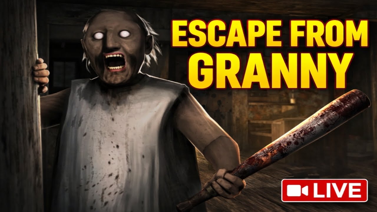 Granny Live 🔴 | Can I Escape Tonight ? 😶‍🌫️