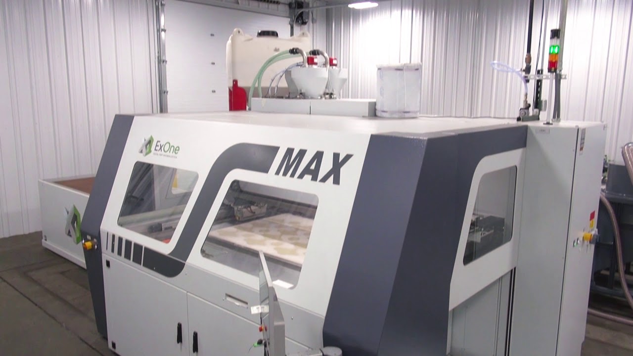 Printing with the ExOne 3D printer | Bremen Castings