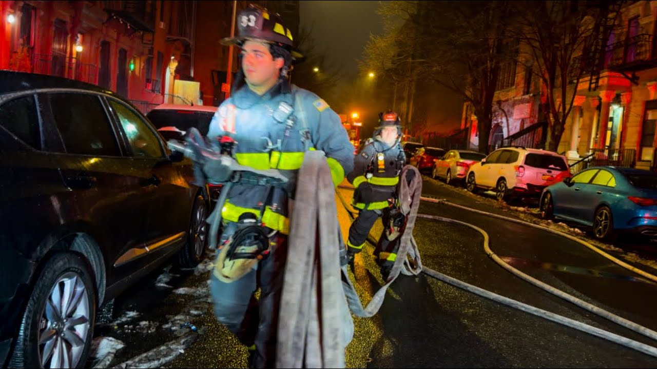 FDNY Battles ALL-HANDS Fire on 2nd Floor | Manhattan 10-75 Box 1405