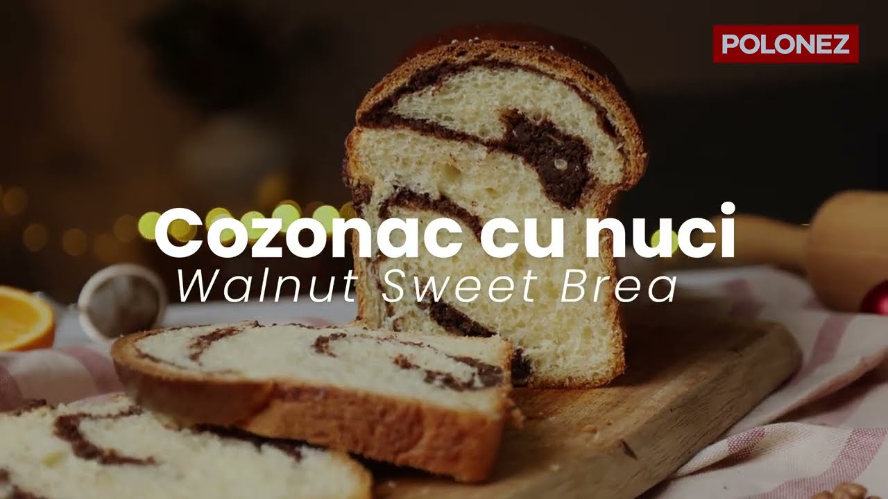 Walnut Sweet Bread (Cozonac cu Nuci)