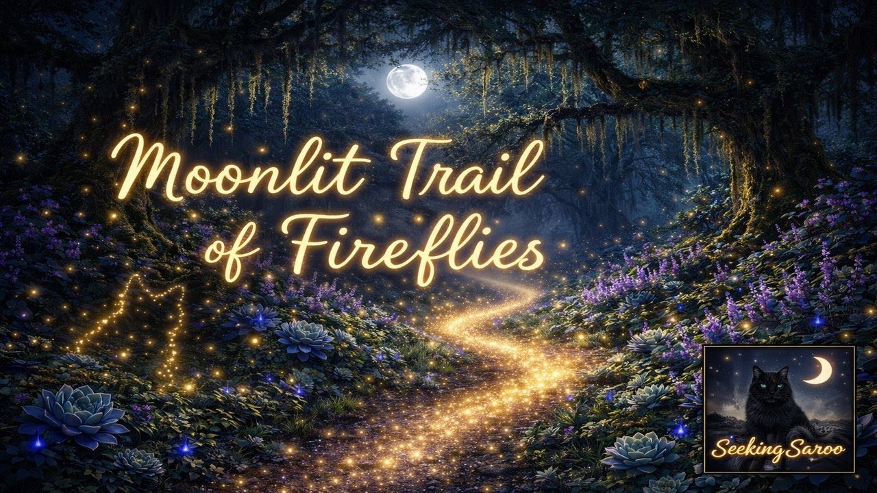 Moonlit Trail of Fireflies 🌙✨ | Cozy Fantasy Ambience for Readers