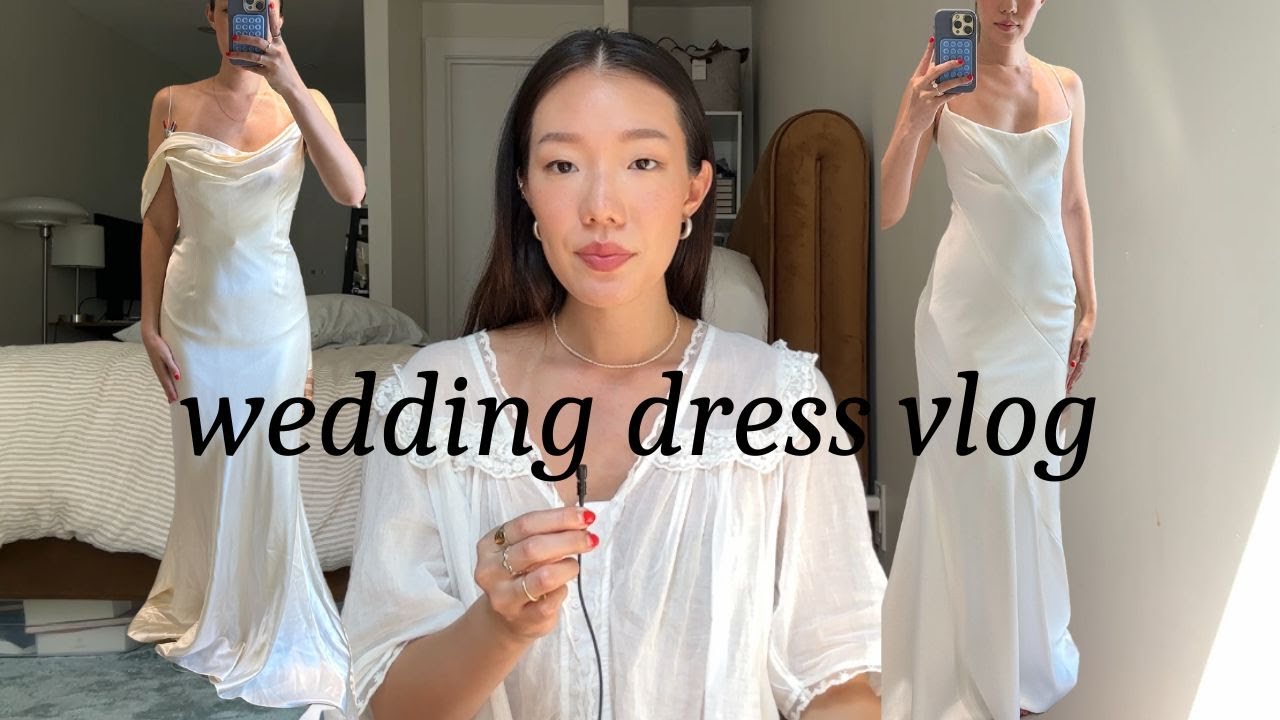 NYC Wedding Dress Vlog Pt. 1 | BHLDN & Bergdorf Goodman