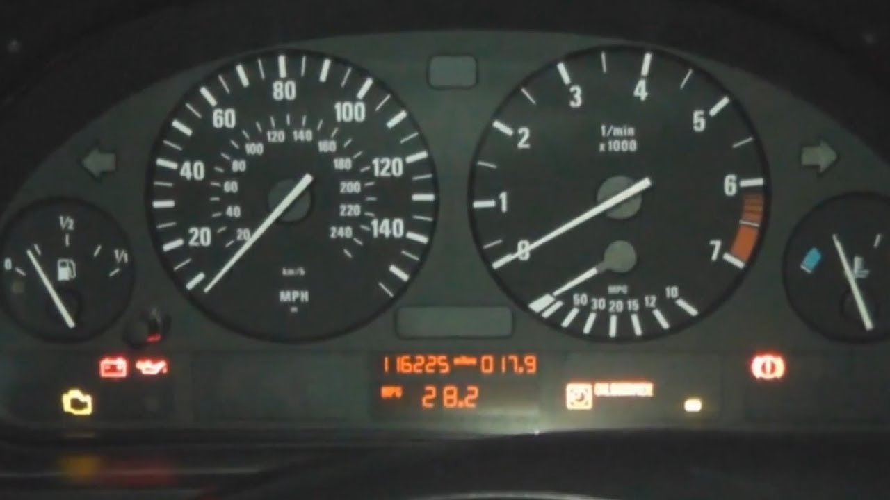 Прохождение скрытого меню BMW E39 Low OBC