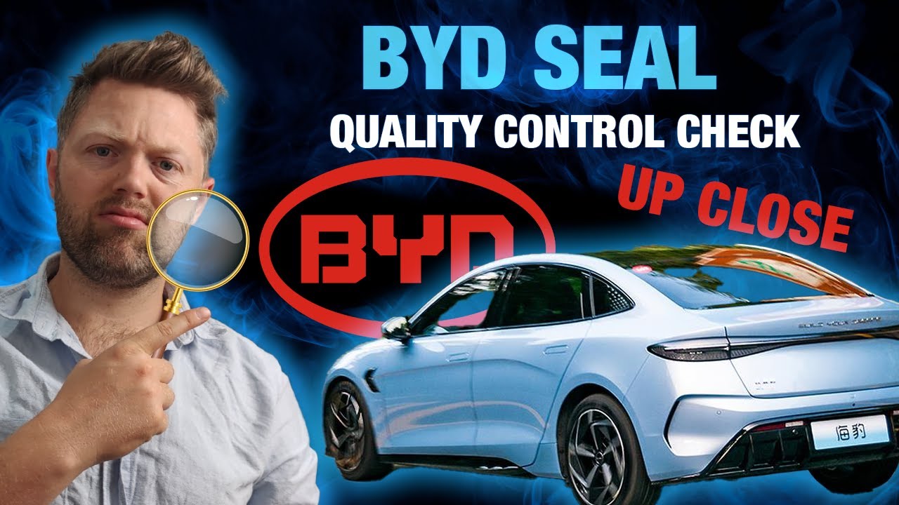 BYD Seal Quality Control Check in Brisbane. Up Close in 4K.
