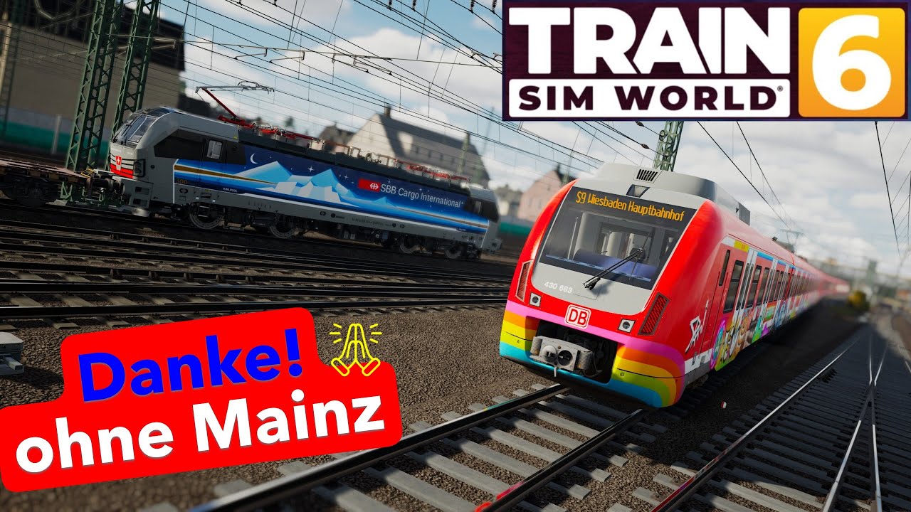 Train Sim World Danke! S9 Ohne Mainz nach Wiesbaden TSW Deutsch