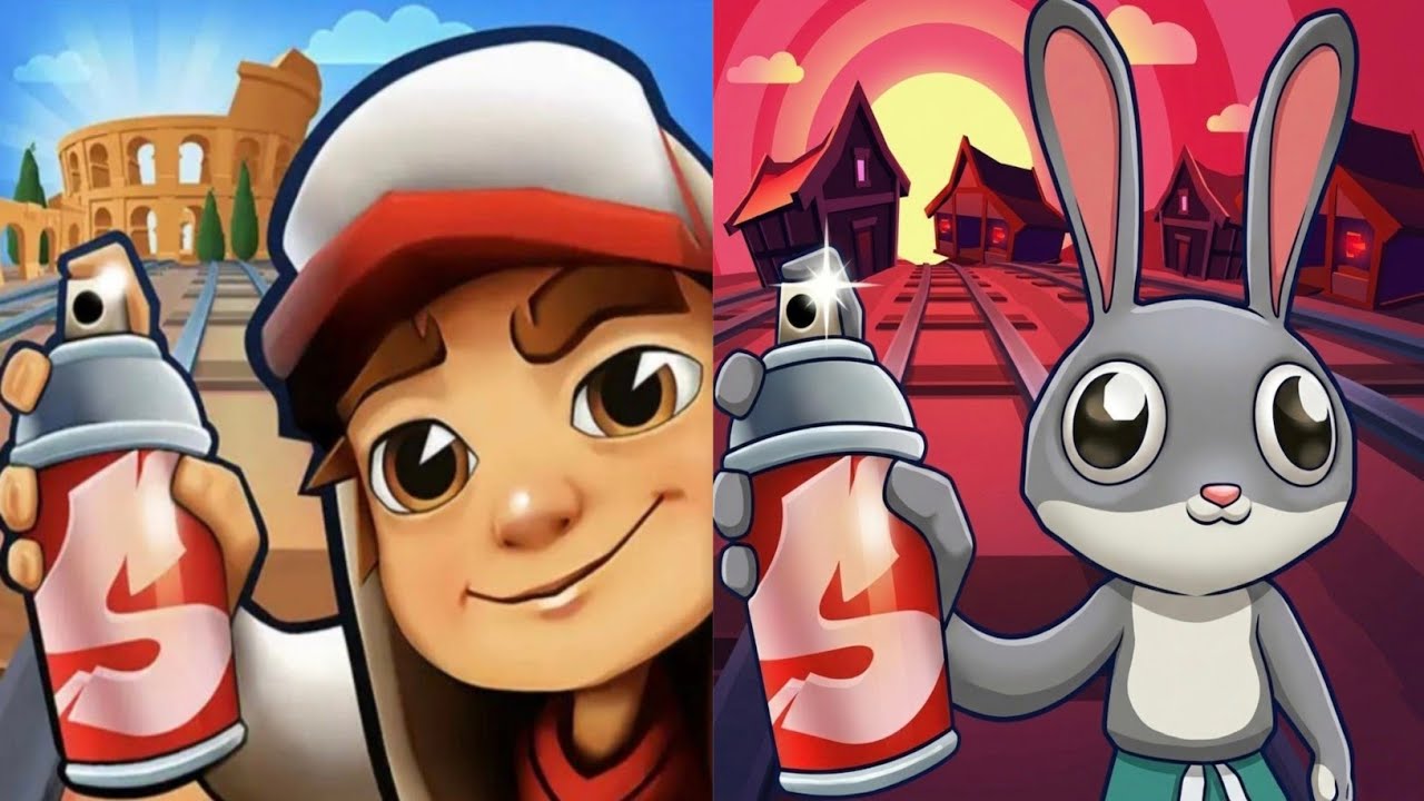 Subway surfers: Rome 2026 🆚 Lunar New Year 2023 Map Comparison 