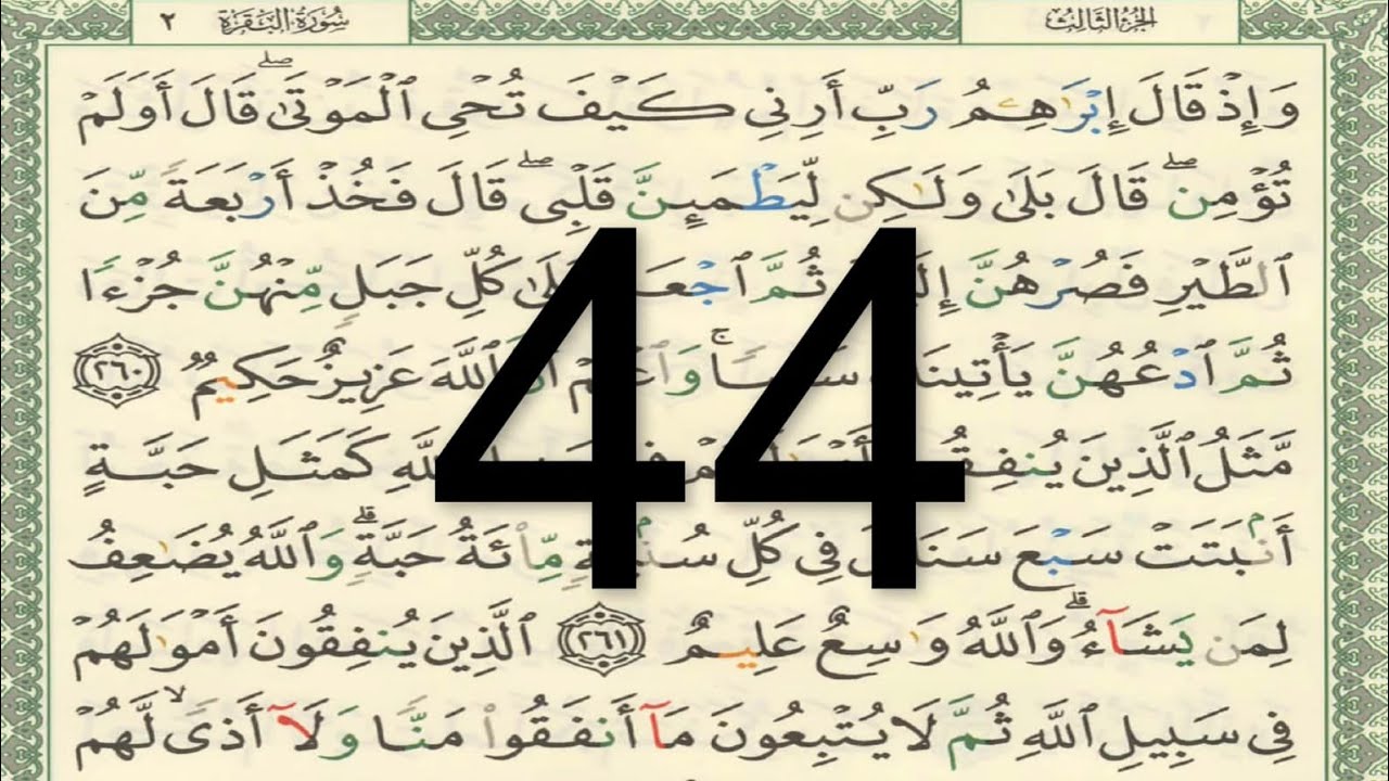 القرآن الكريم - أيمن سويد الصفحة 44