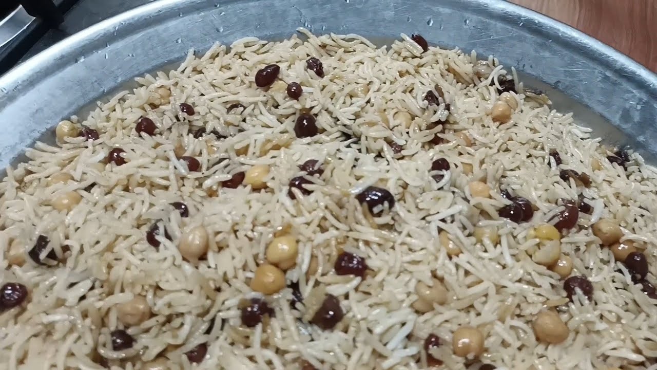 Peshawari Pulao Bagher Gosht 1kg Recipe پشاوری میوہ چنا پلاؤ بغیر گوشت ایک کلو ریسپی