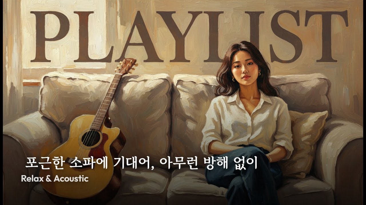playlist 🛋️ 포근한 소파에 기대어, 아무런 방해 없이 | Relax & Acoustic #playlist #어쿠스틱 #휴식 #힐링음악 #RelaxAndAcoustic