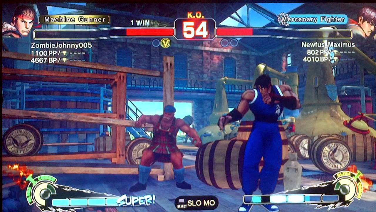 Ryu vs. Guy - ZombieJohnny005 SSF4AE ver. 2012