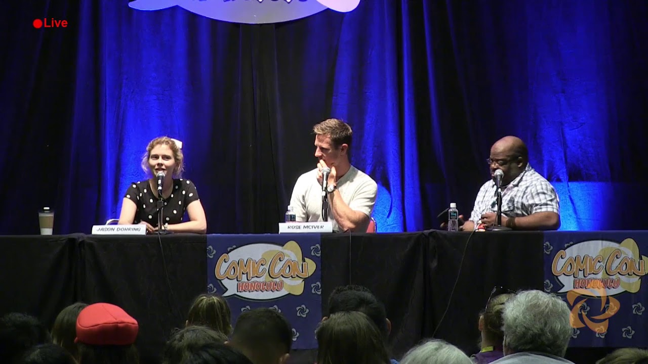 Comic Con Honolulu 2019 - iZombie panel with Rose McIver & Jason Dohring
