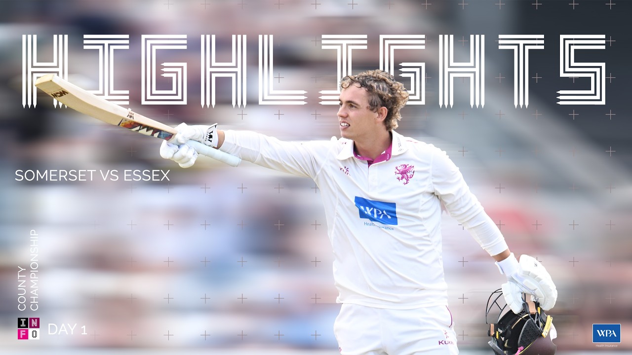 HIGHLIGHTS: Thomas scores ton as Somerset take first day