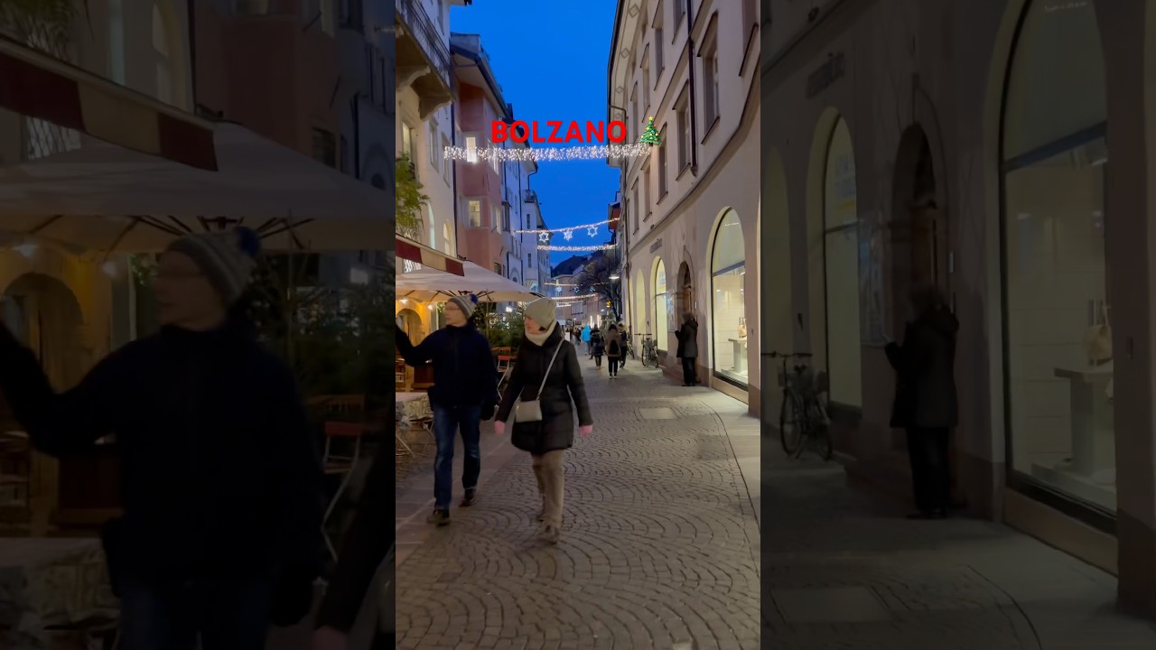 BOLZANO CHRISTMAS 🎄 2025 CITY WALK TOUR 