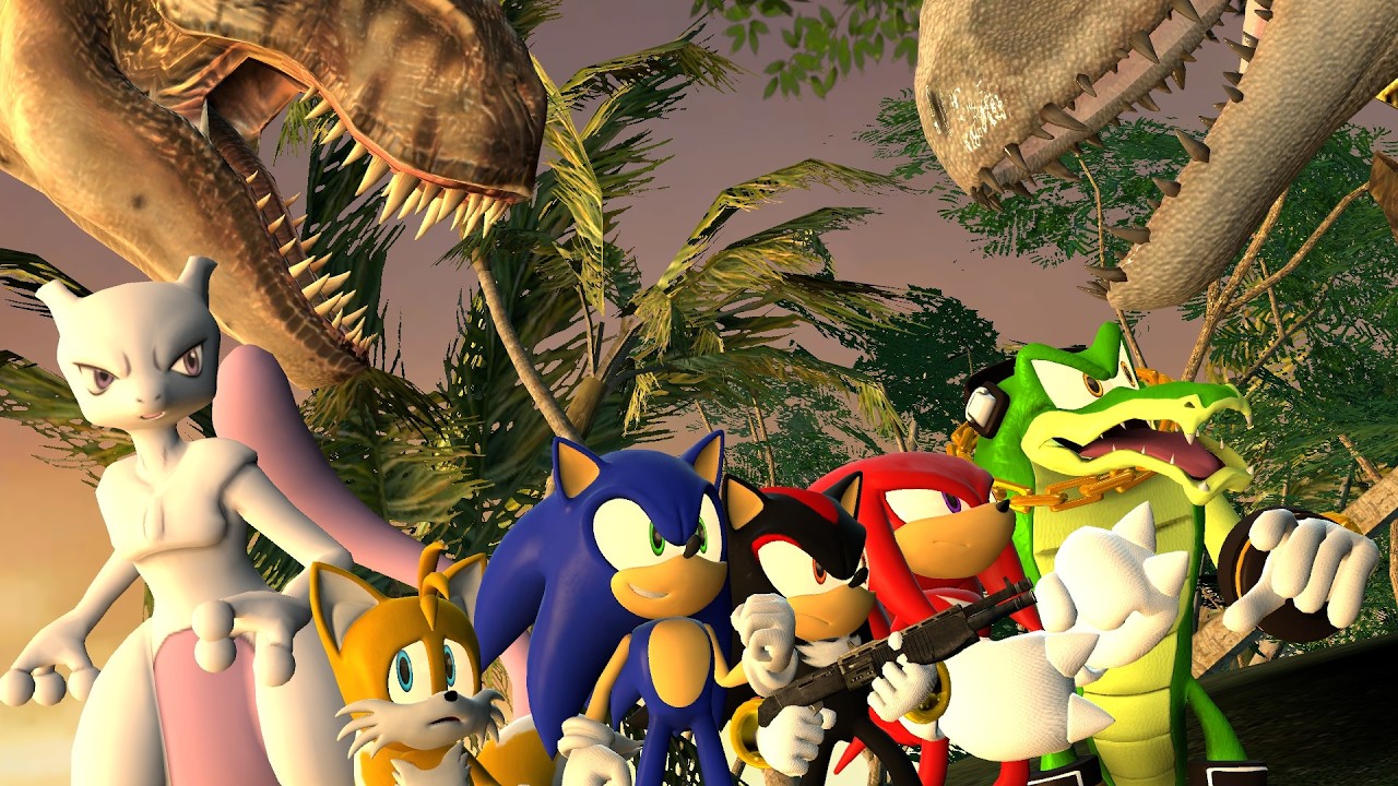 Sonic Travels to Jurassic Park 2 