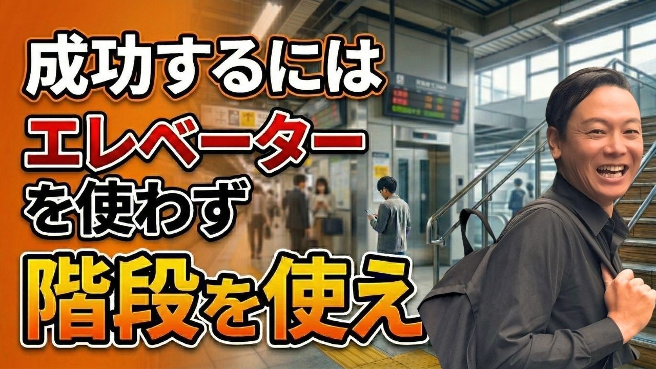 解体業社長が語る！成功するにはエレベーターを使わず階段を使え！