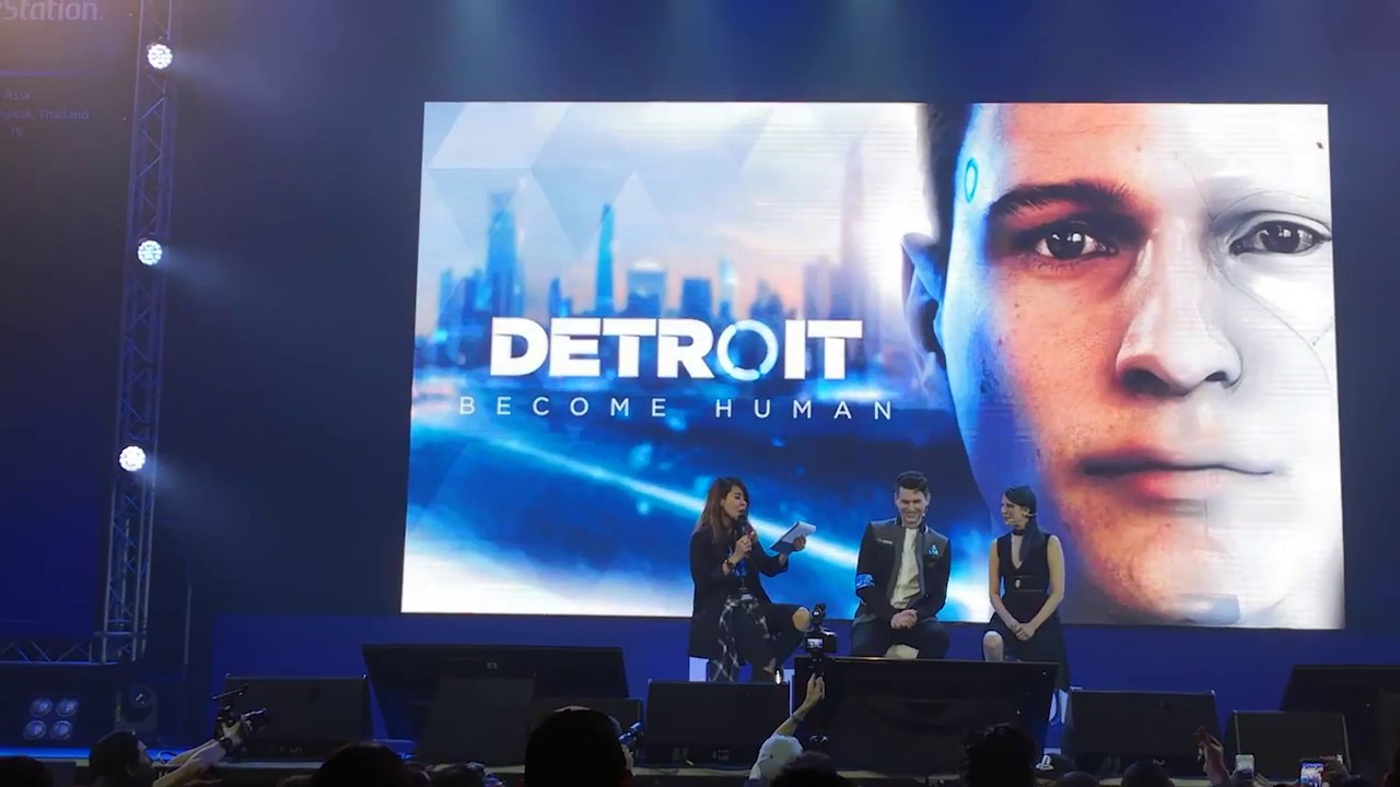 Detroit: Become Human Stage Event - Bryan Dechart & Amelia Rose Blaire (PSX SEA 2018)