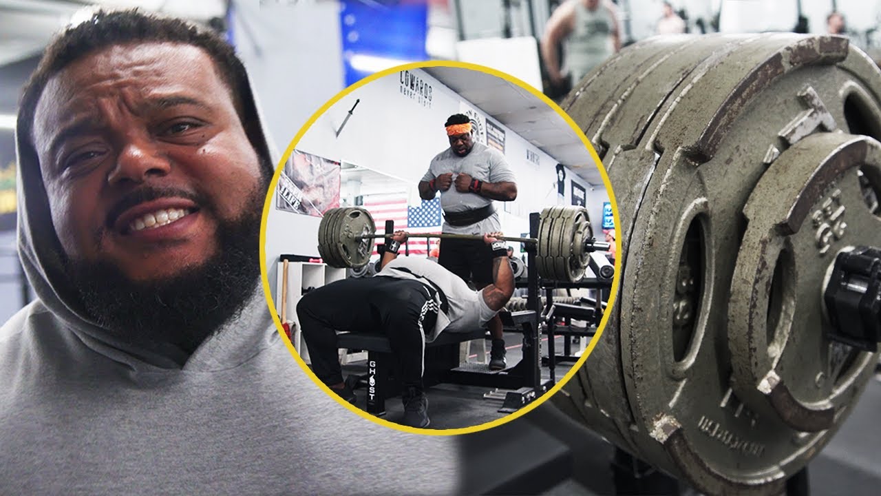 635 POUND Bench (288 KGS) for 2x5 and Awesome Tip for Plateau | Julius Maddox
