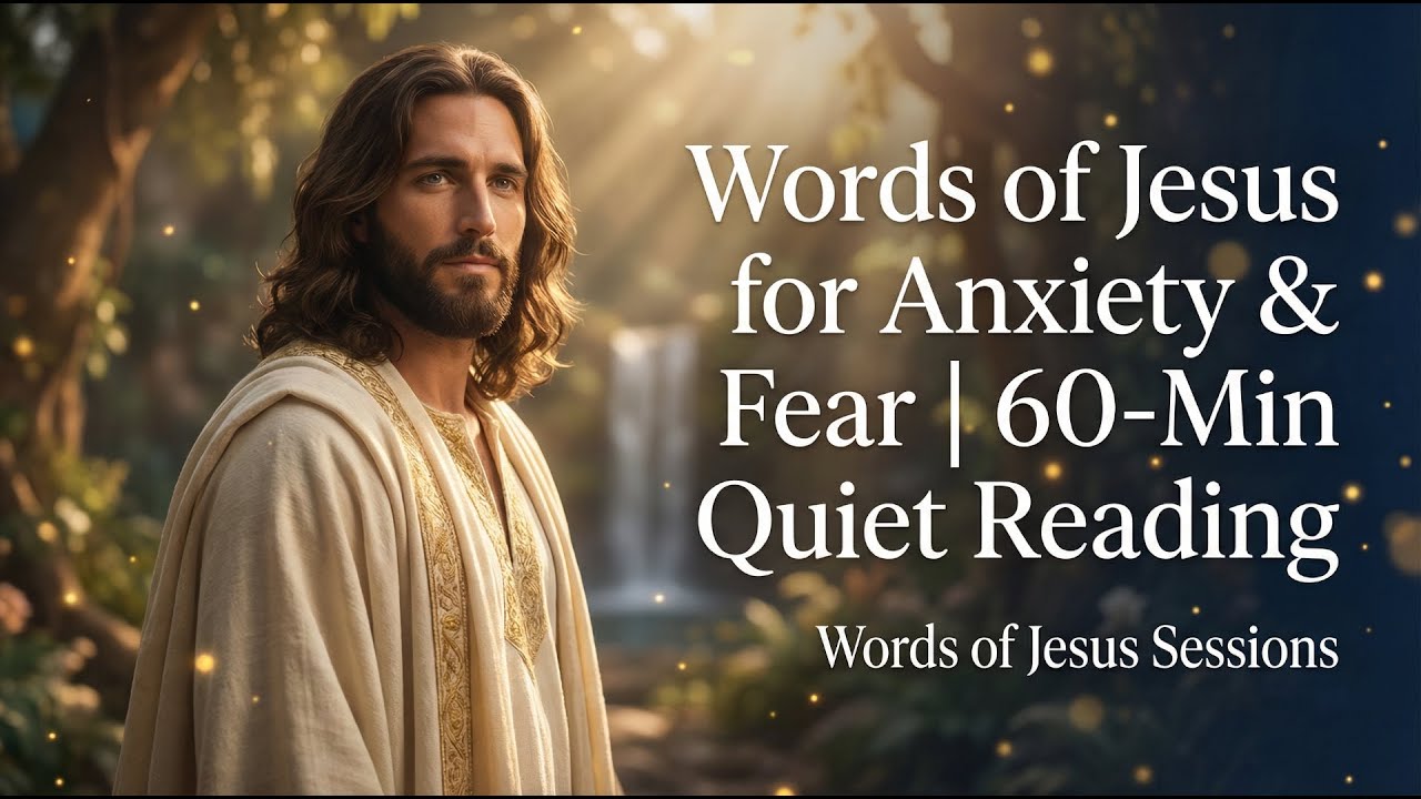 Words of Jesus for Sleep (2 Hours) | Night Scripture Session | Words of Jesus Sessions