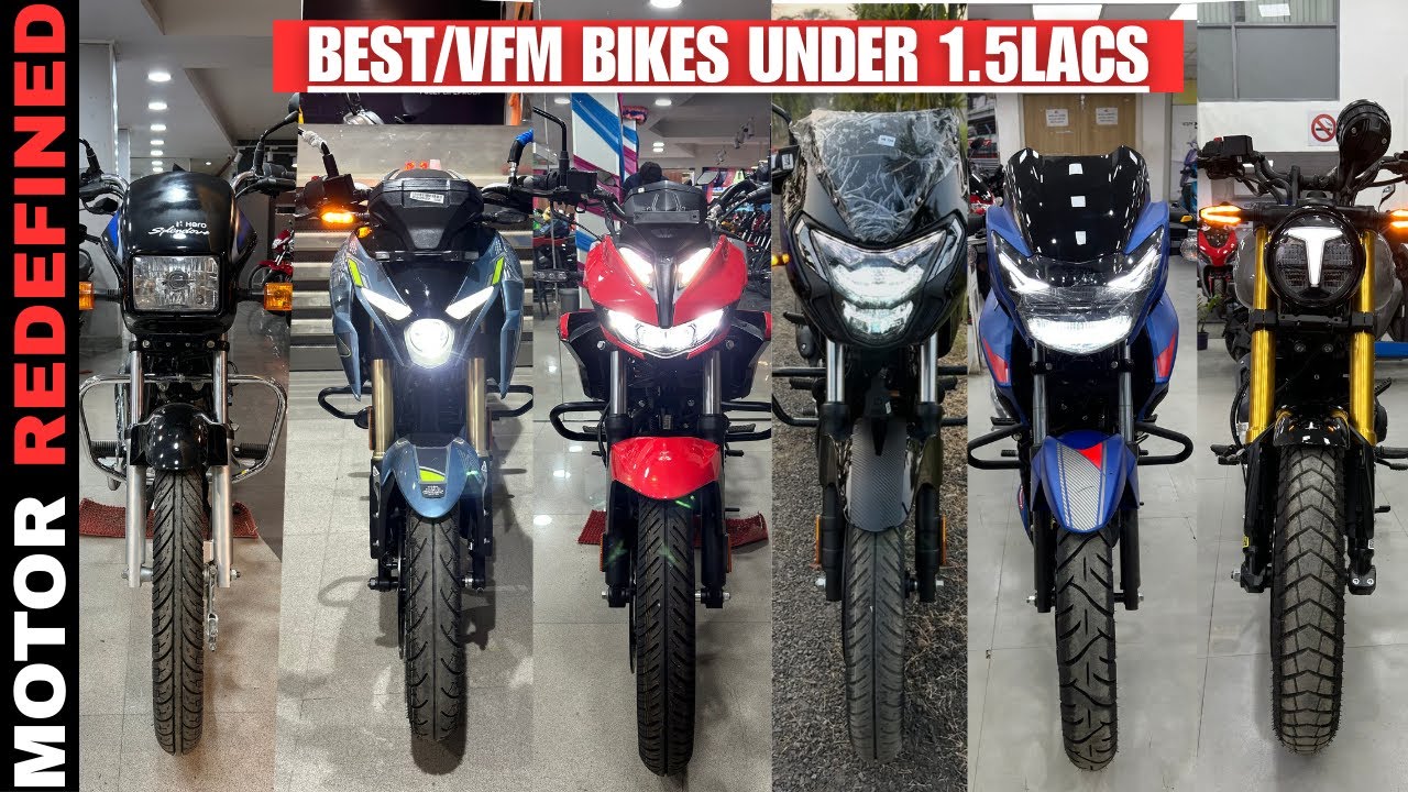 Best / Most VFM Bikes Under 1.5 Lacs In 2026 In India| Motor Redefined.