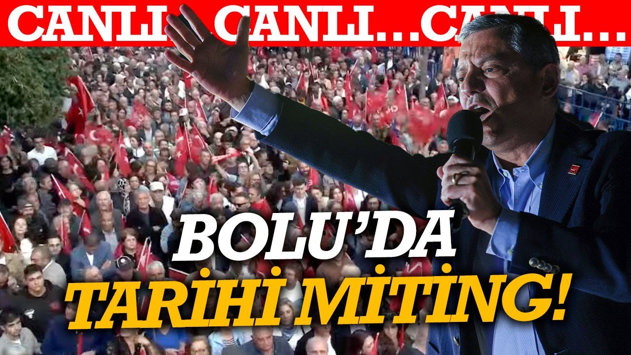 #CANLI Bolu&rsquo;da tarihi Millet İradesine Sahip &Ccedil;ıkıyor&nbsp;mitingi!