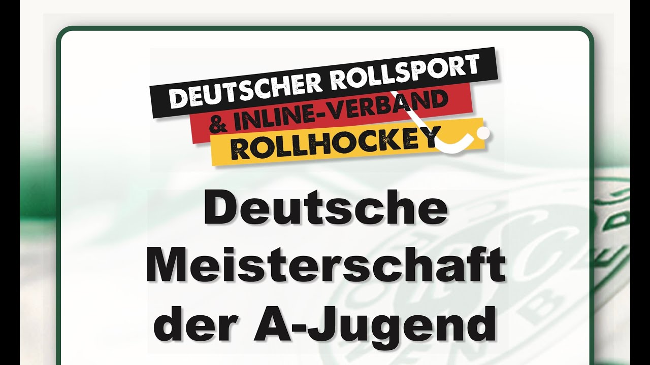 Rollhockey DRIV A-JUGEND-DEUTSCHE MEISTERSCHAFT  2024 in Cronenberg Tag 2