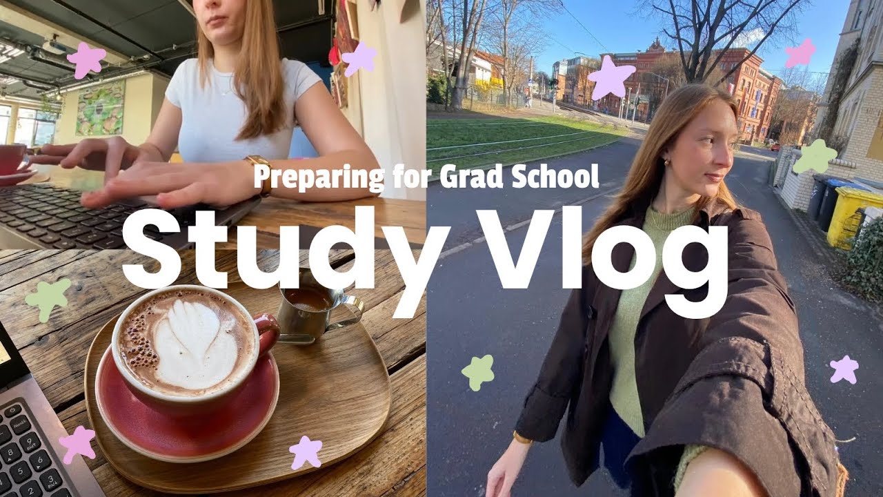 study diaries, feeling productive, working in Cafés and enjoying spring | study vlog ☀️☕️