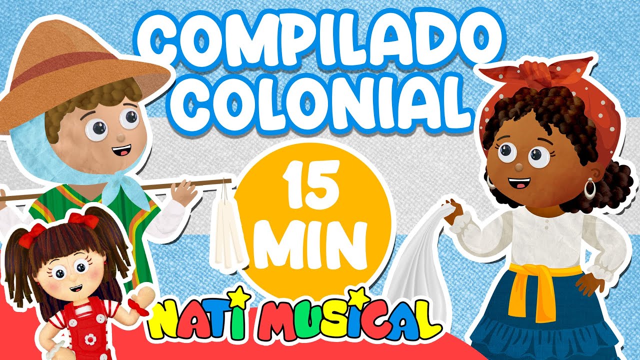 La Lavandera, Aguatero, Vendedor de Velas y Muchas Mas Canciones Infantiles sobre 25 de mayo ☀️🧉