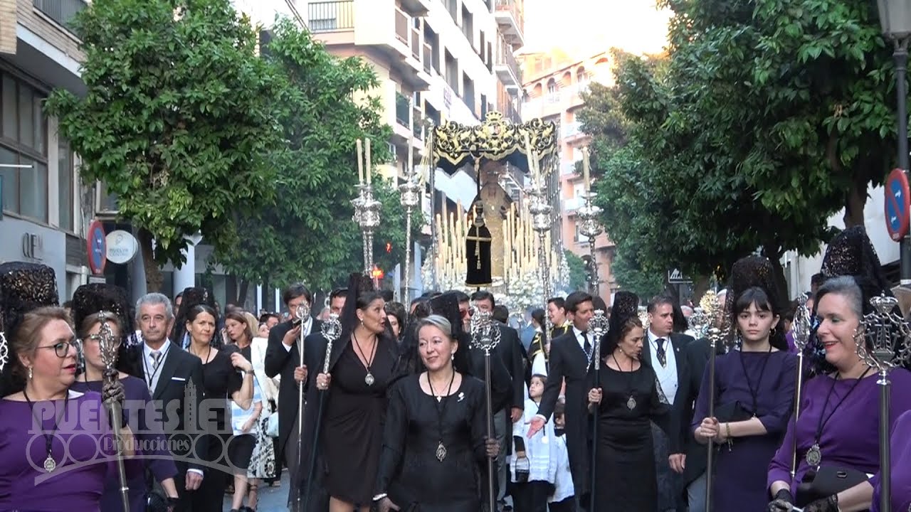 (2/3).- Procesión Extraordinaria Soledad de María. Aniversario 450 Años. Mayo en Huelva de 2023.