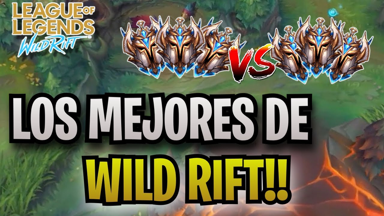 ¡LA PARTIDA MÁS INSANA, SE ENFRENTAN LOS MEJORES DE WILD RIFT!