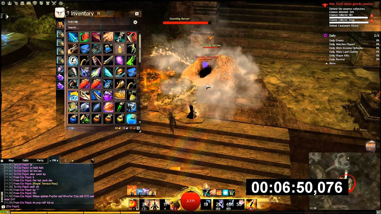 GW2 - AC Path 3 Elementalist Solo (15:09)