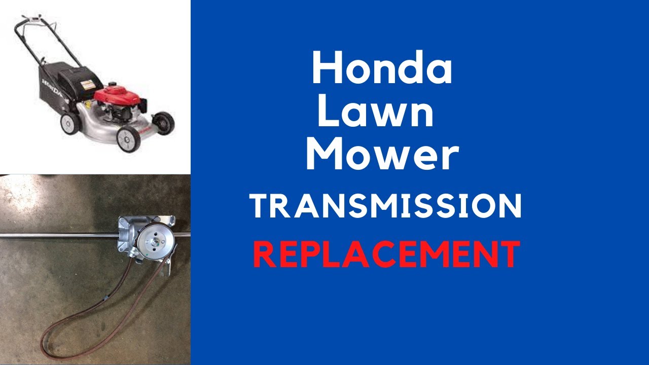 How to Replace A Honda Mower Transmission and Wheels | Honda HRR Transmission Replacement