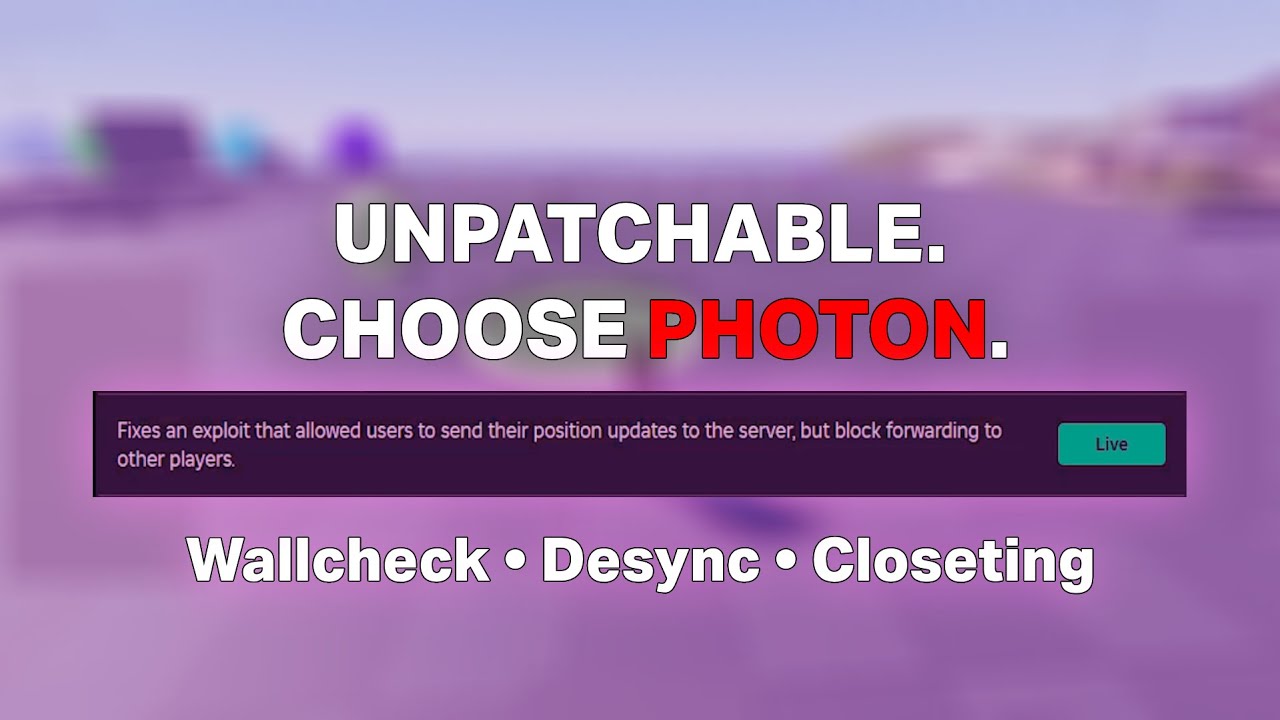 Our DESYNC Is STILL Not Patched... | PHOTON