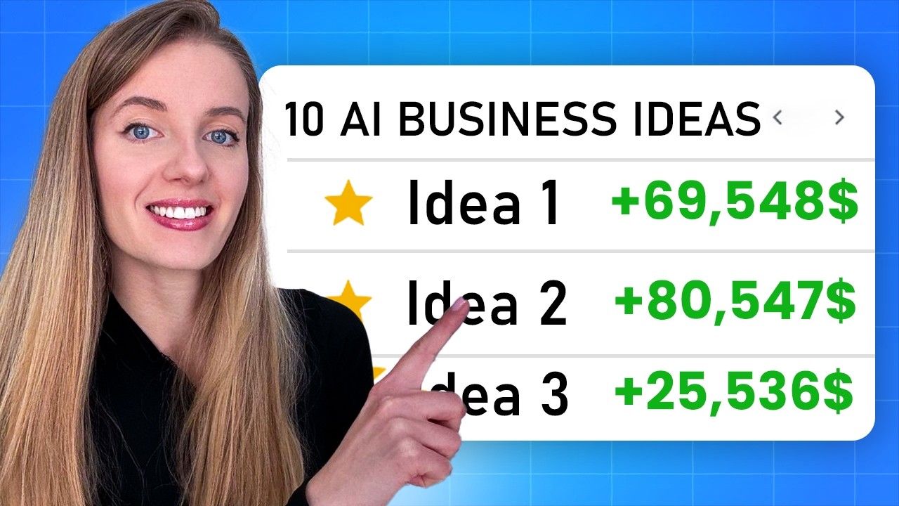 10 AI business ideas for startups 2025