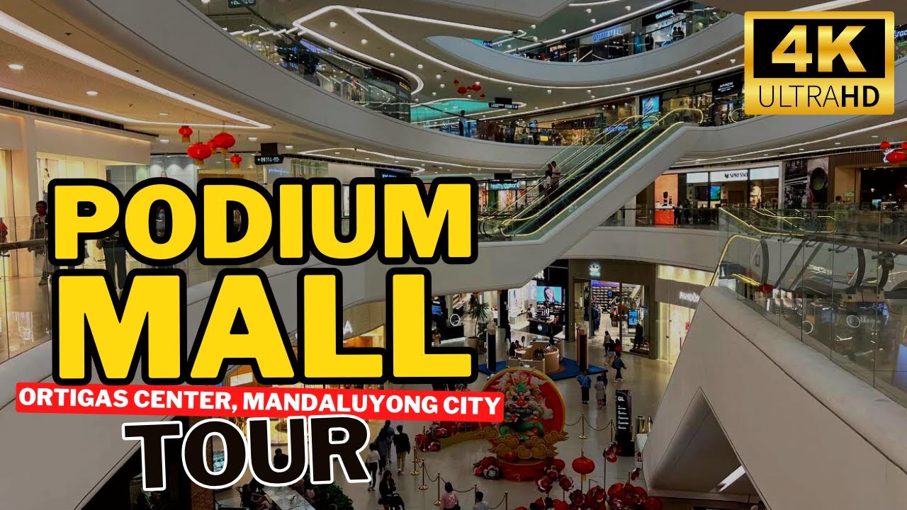 Inside THE PODIUM MALL in 2024: A Shopping Destination Walking Tour in MANDALUYONG CITY 🇵🇭