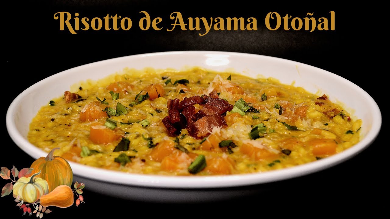 Risotto Otoñal de Auyama con Coco y Tocineta | Súper Cremoso, Fácil y Lleno de Sabor