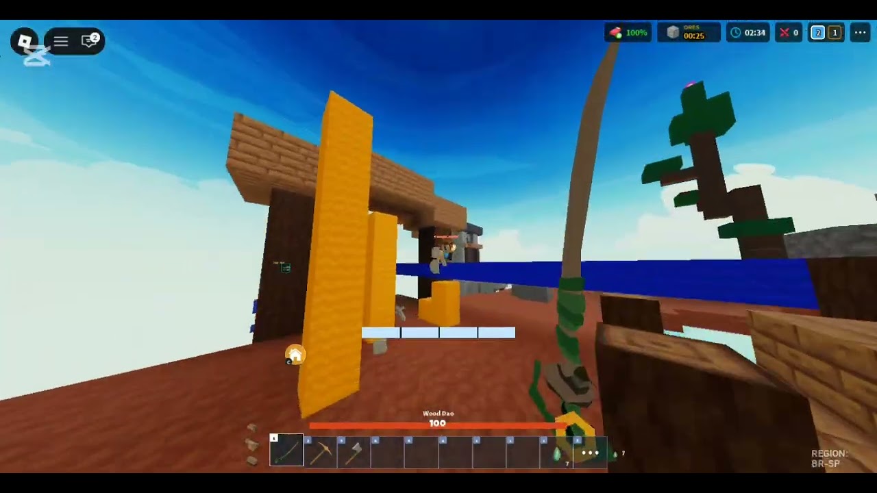 Playing roblox bedwars with the yuzi kit until i get fire armor trim(roblox bedwars)