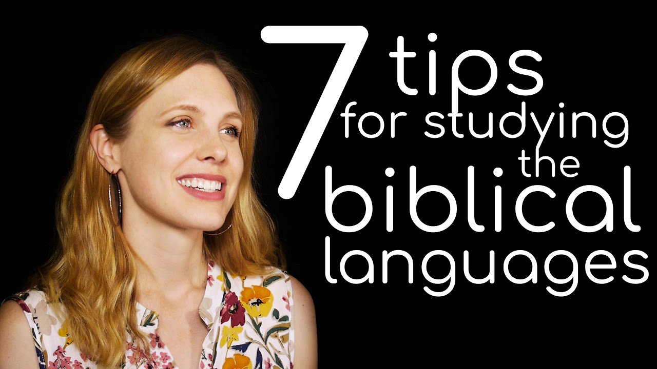 Hebrew - Seven tips for studying Biblical languages - Free Biblical Hebrew